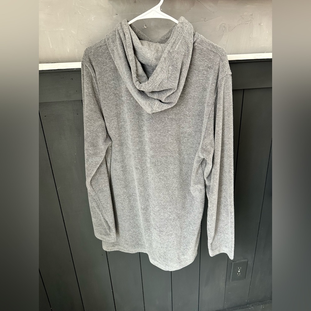 Ninth Hall Men's Cotton Fleece Gray Hoodie size Large - Picture 2 of 11